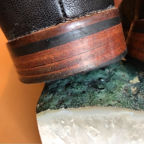 Cole Haan Black Leather Wingtip Brogue Oxfords, Size 10 - Picture 12 of 15